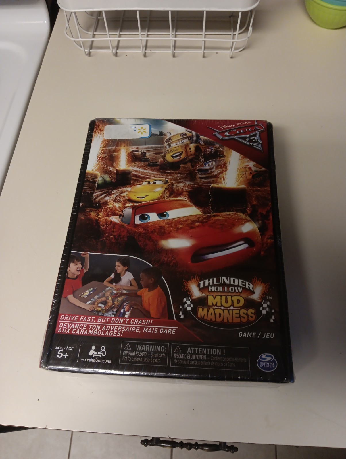 Cars 3 – Thunder Hollow – Mud Madness – BOARDGAME – Pixar – NEW- Disney