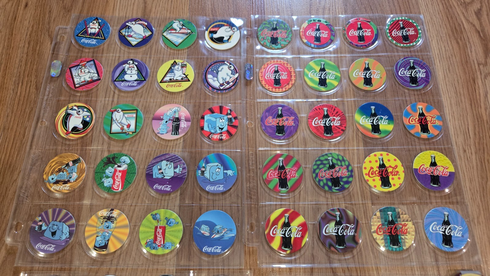 Coca Cola LICENCED SET Pog Pogs Milkcap Lot w. Slammers Series 1 2 Soda Pop 90s