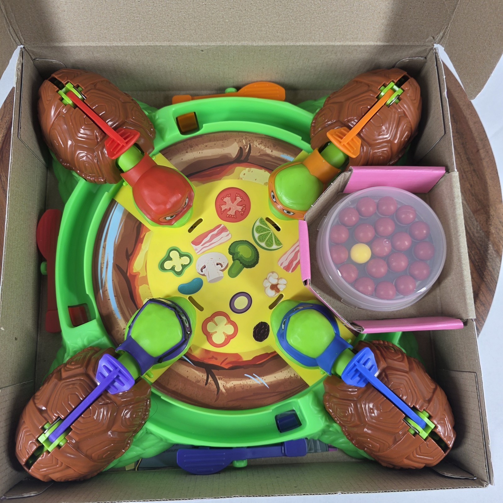 Hungry Hungry Hippos Turtles Edition TMNT Hasbro Game 100% Complete In Box