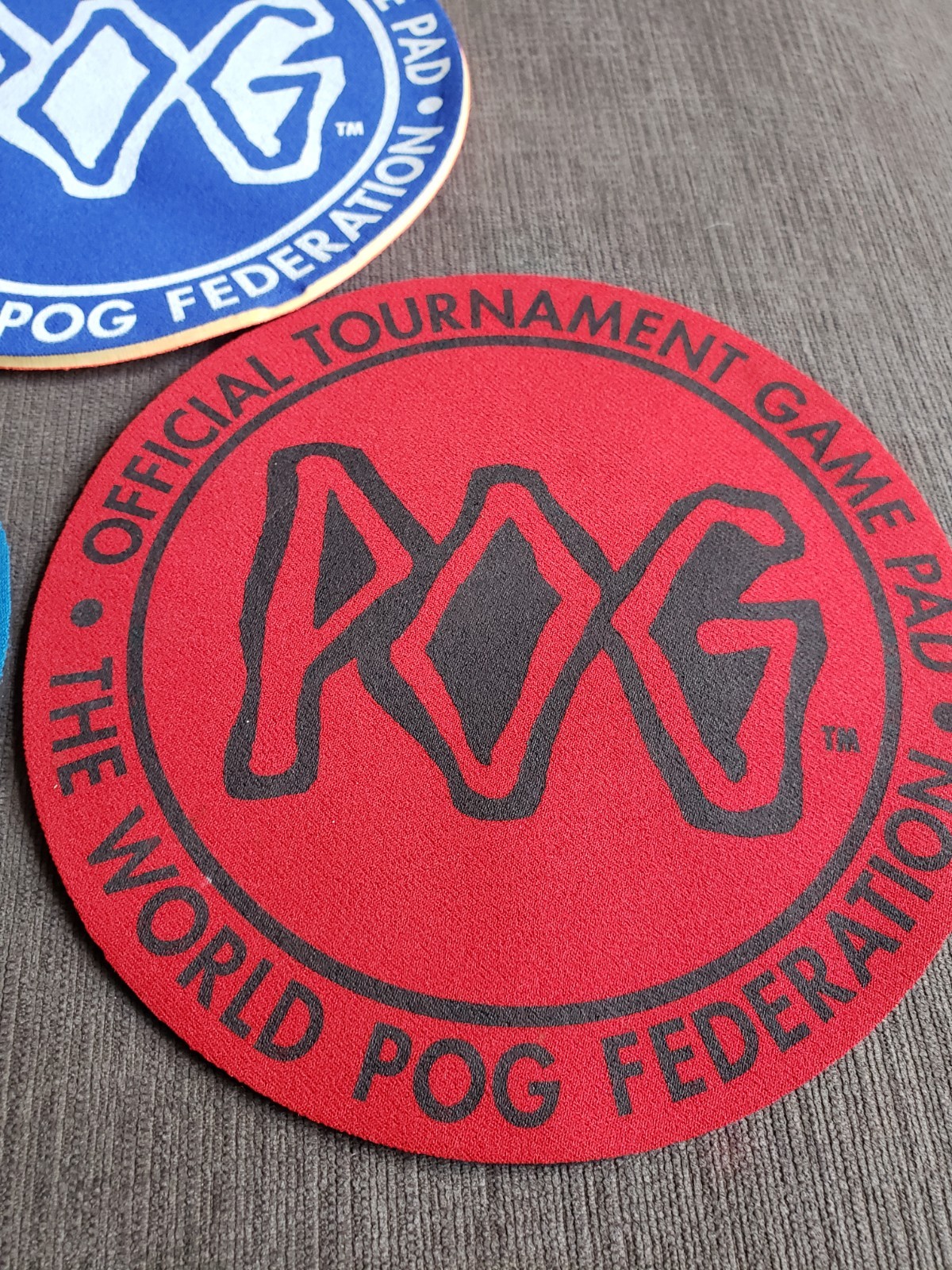 Set Of 5 VINTAGE ’95 THE WORLD POG FEDERATION OFFICIAL TOURNAMENT GAME BOARD PAD