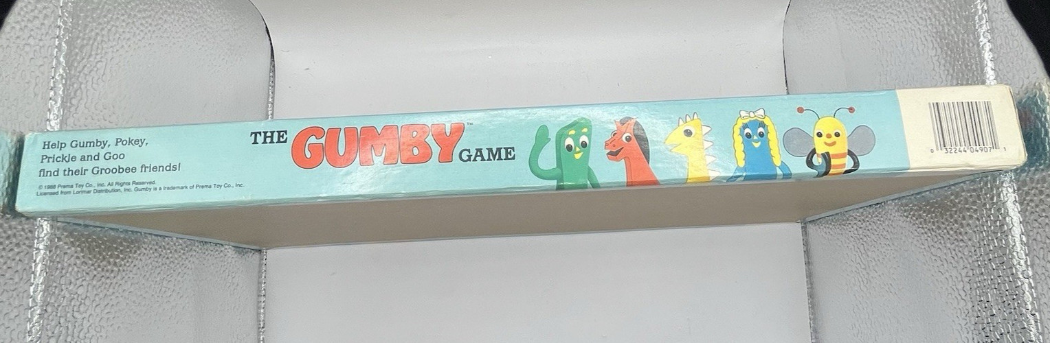 1988 The Gumby Game by Milton Bradley Sealed New Board Game
