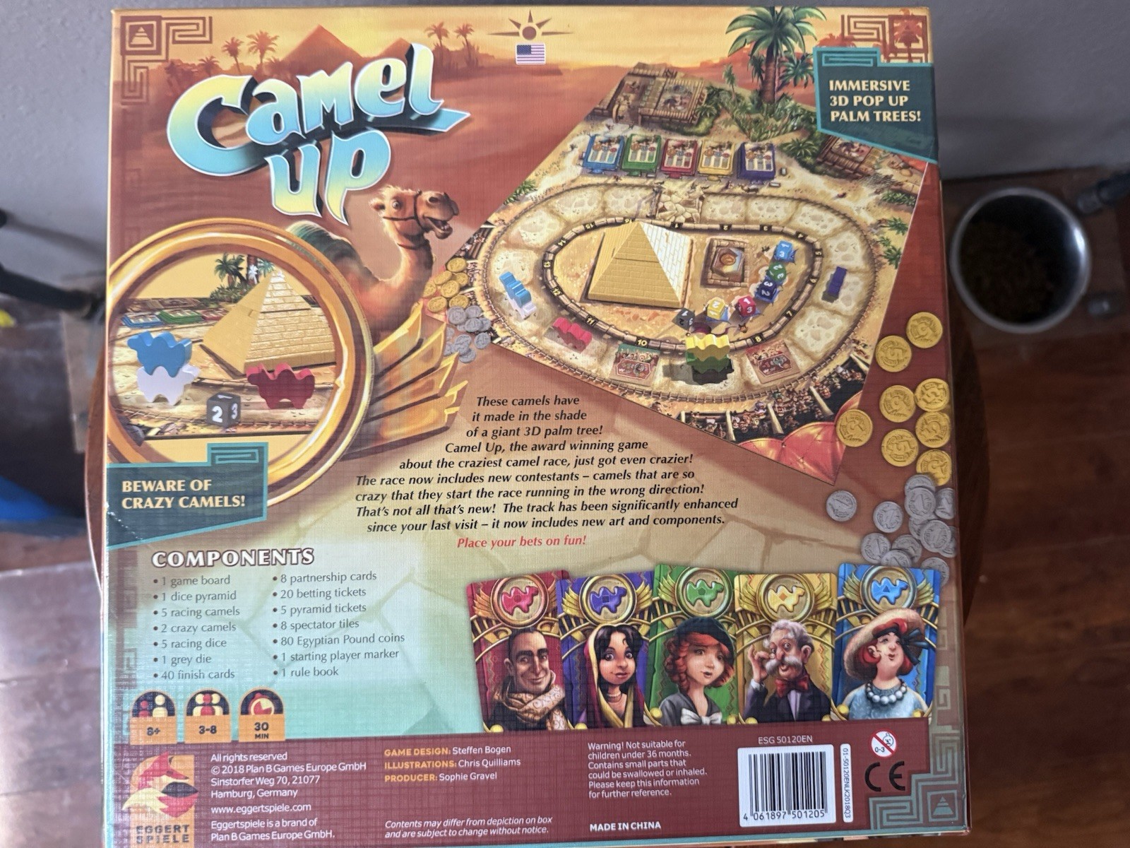 Eggertspiele CAMEL UP Board Game (Second Edition)~Complete