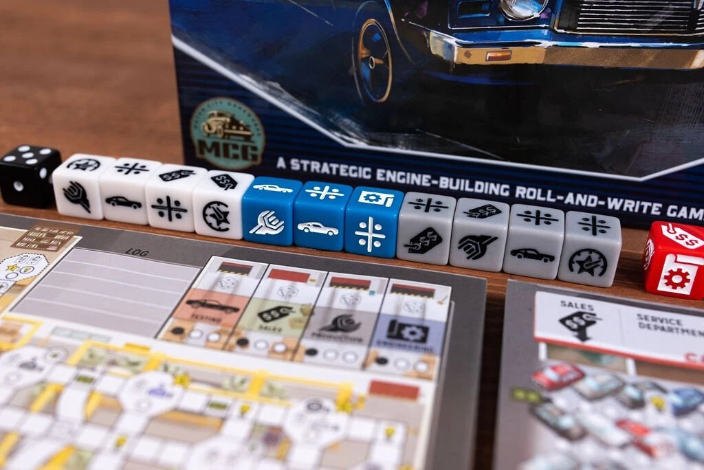 🎲🚗 NIS – Motor City – ROLL N WRITE Automotive Empire Game 🚗🎲