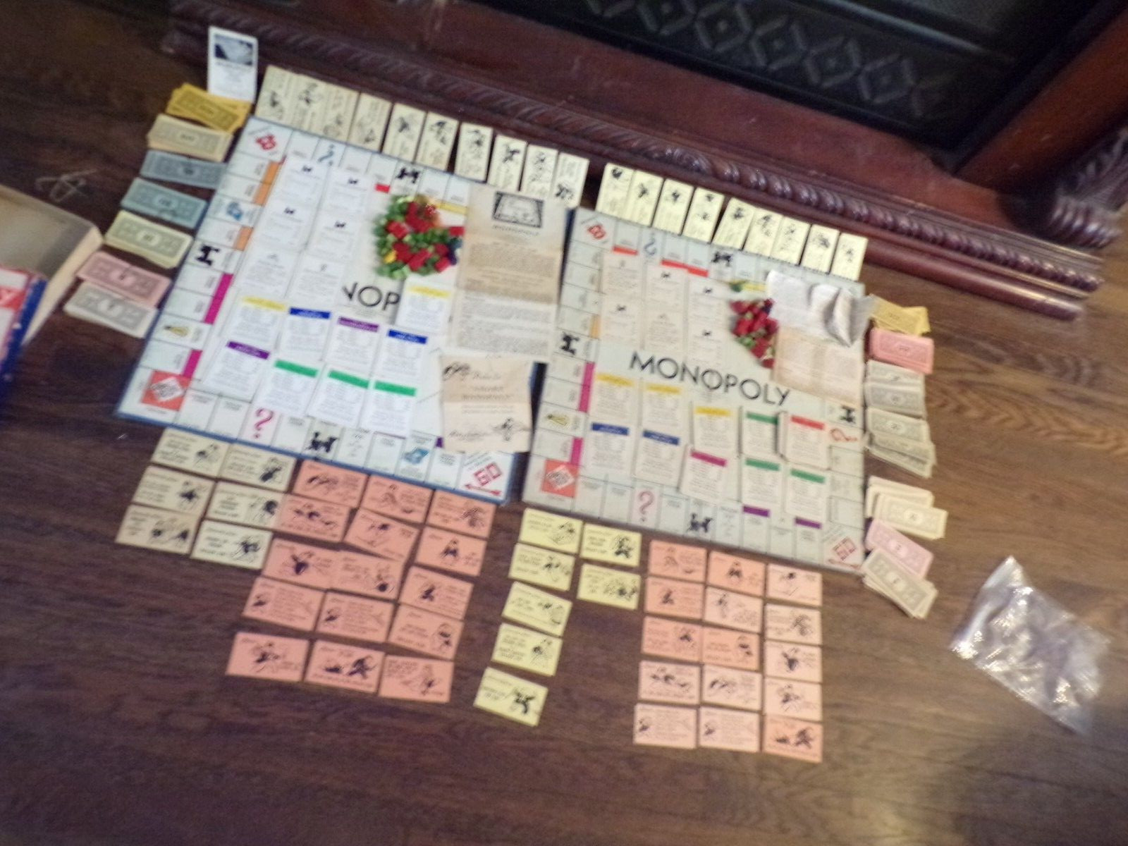 vintage 1935 Parker Brothers Trade Mark Edition Monopoly games