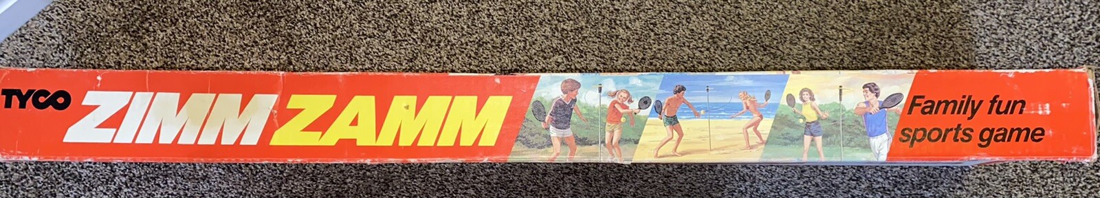 VINTAGE 1984 TYCO ZIMM ZAMM FAMILY FUN SPORTS GAME ALL ORIGINAL *READ*