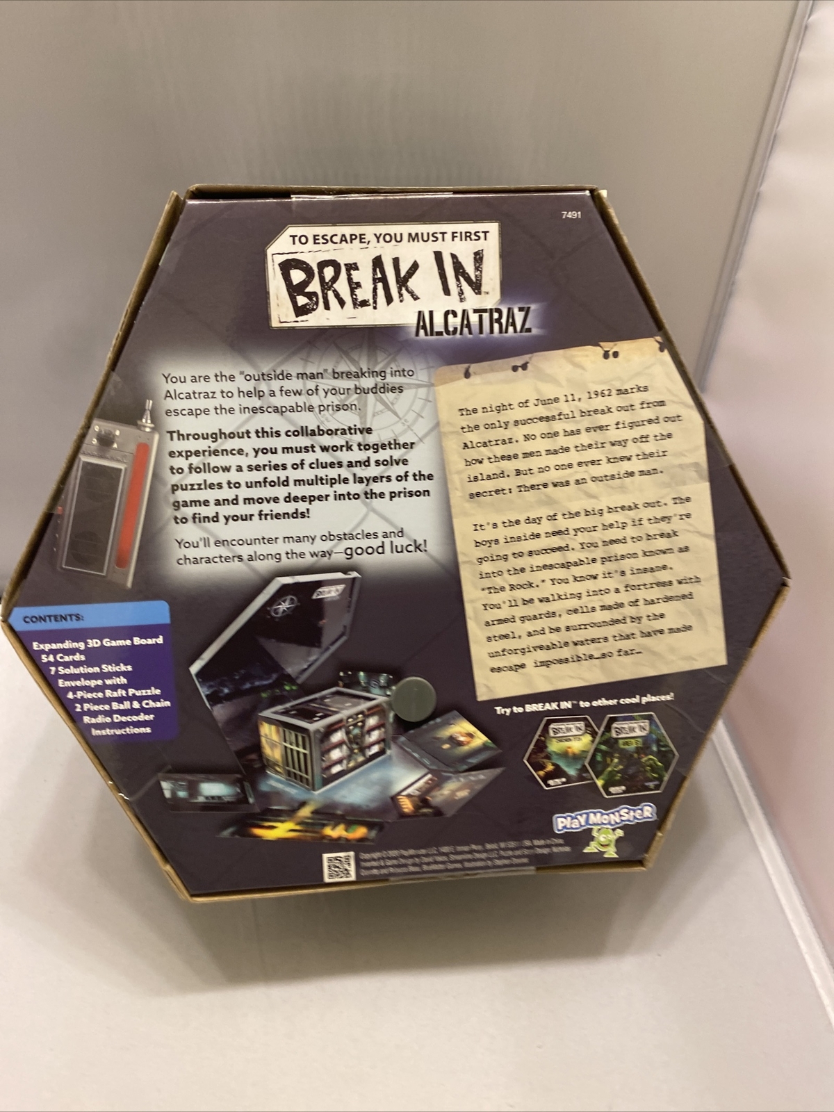 Break IN Alcatraz Board Game Sealed New