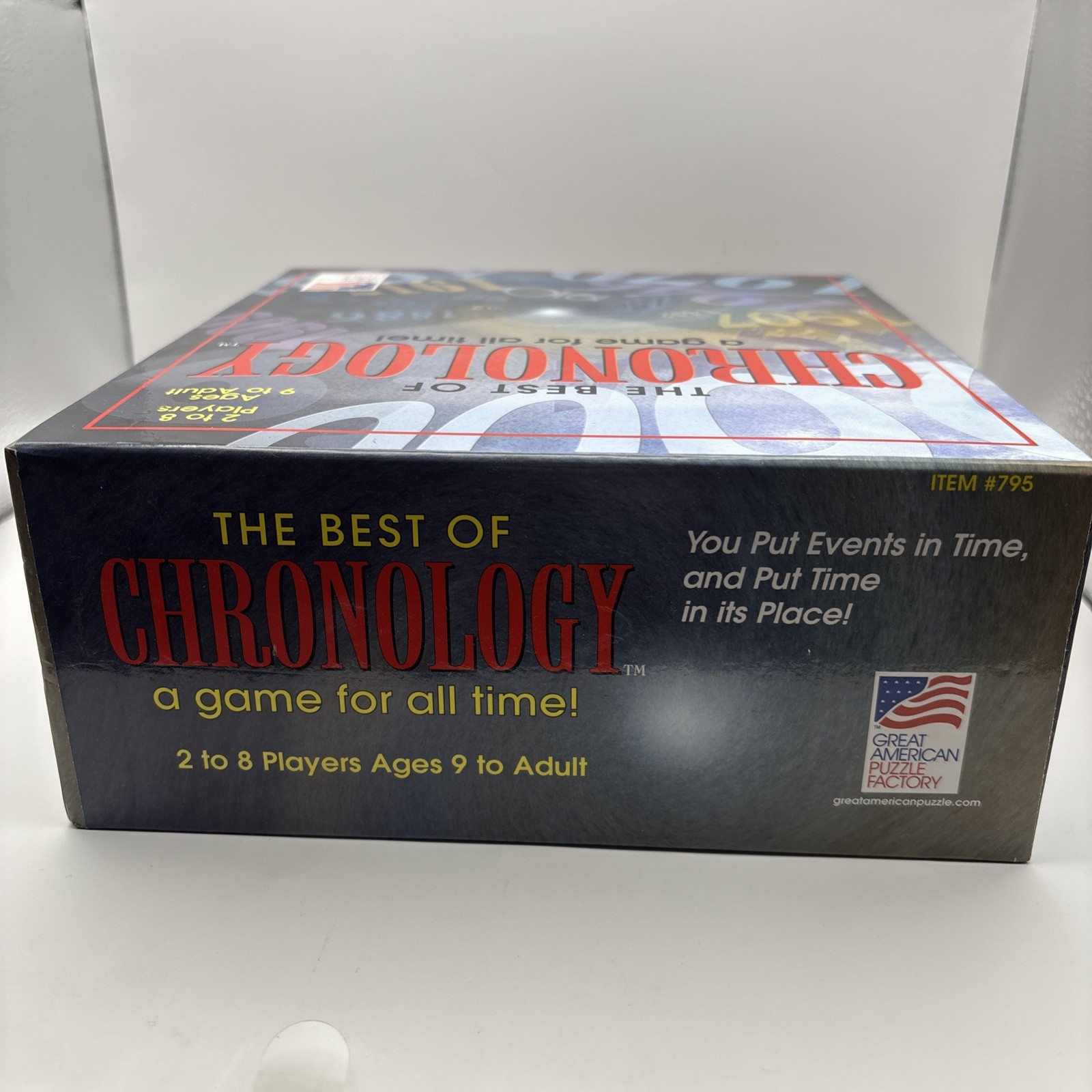 The Best of Chronology A Game for All Time 2-8 Players 9 to Adult – Used