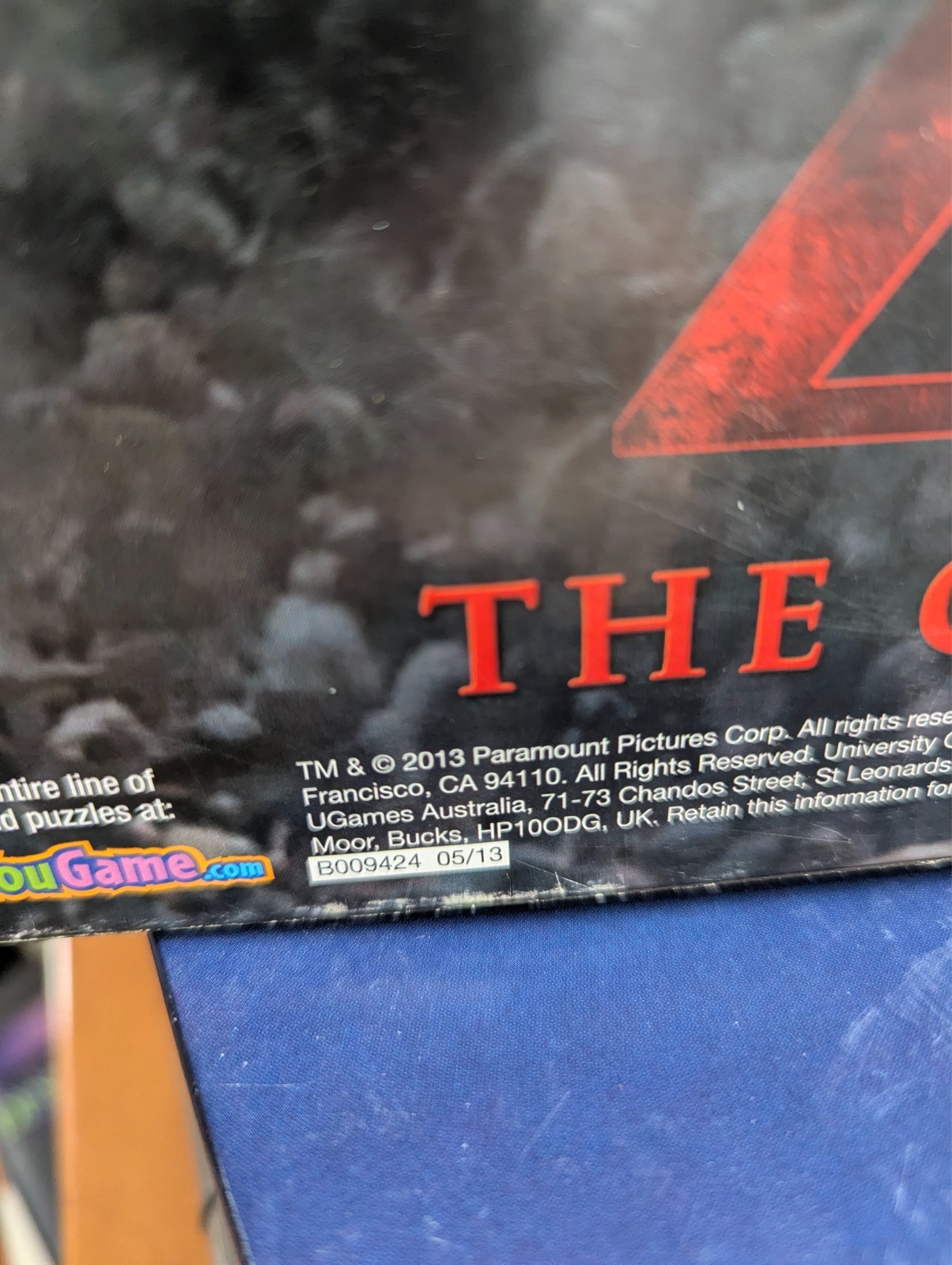 WORLD WAR Z The Game Board Game 100% COMPLETE 2013