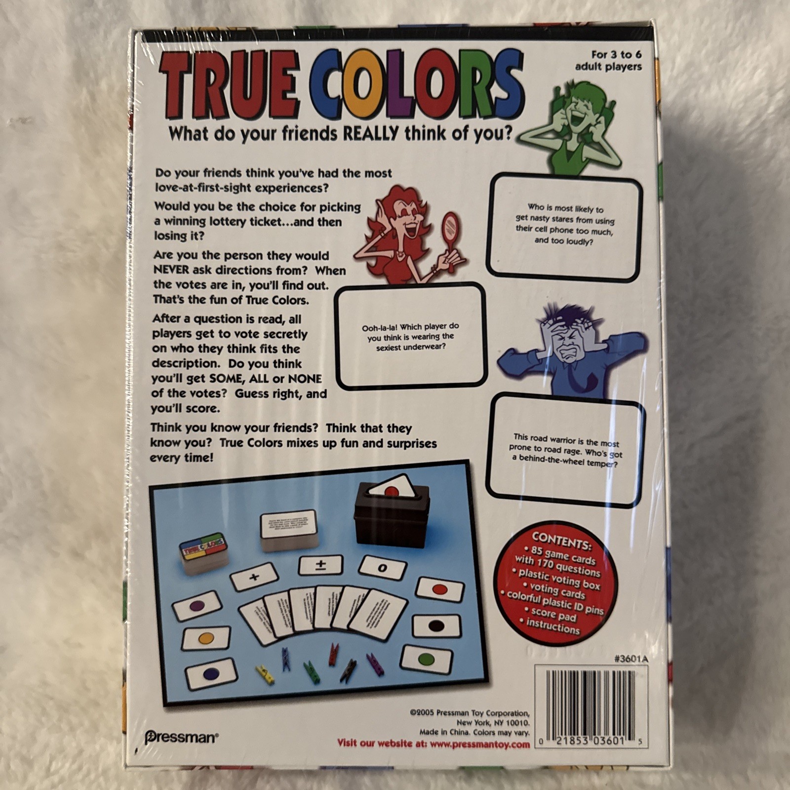 True Colors Party Game What Do Your Friends Really Think of You Brand NEW Sealed