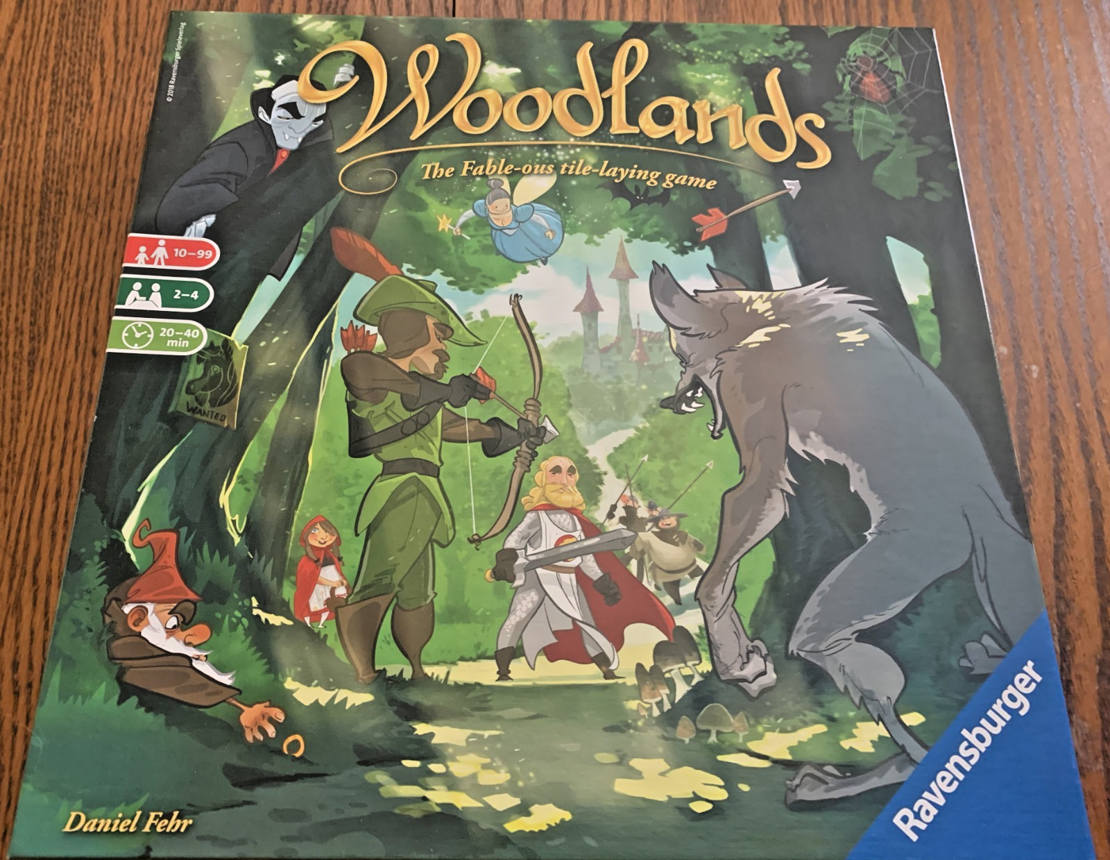 2018 RAVENSBURGER WOODLANDS BOARD GAME NEW-OPEN BOX
