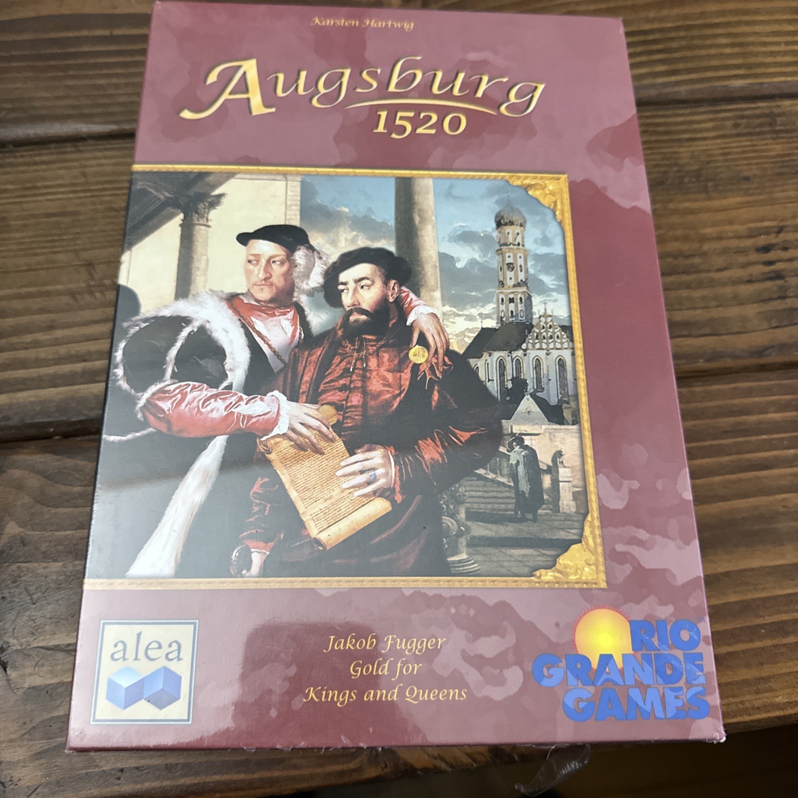 New AUGSBURG 1520 BOARD GAME rio grande alea English 2-5p 2006 BRAND NEW SEALED