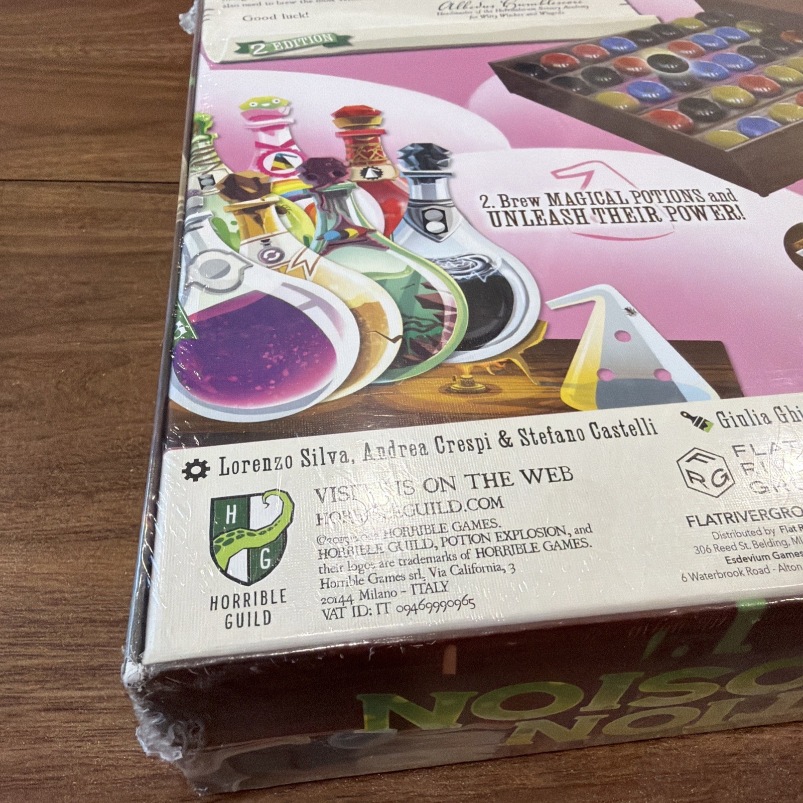Potion Explosion Board Game (Horrible Guild, 2015) Brand New Sealed! 2nd Edition