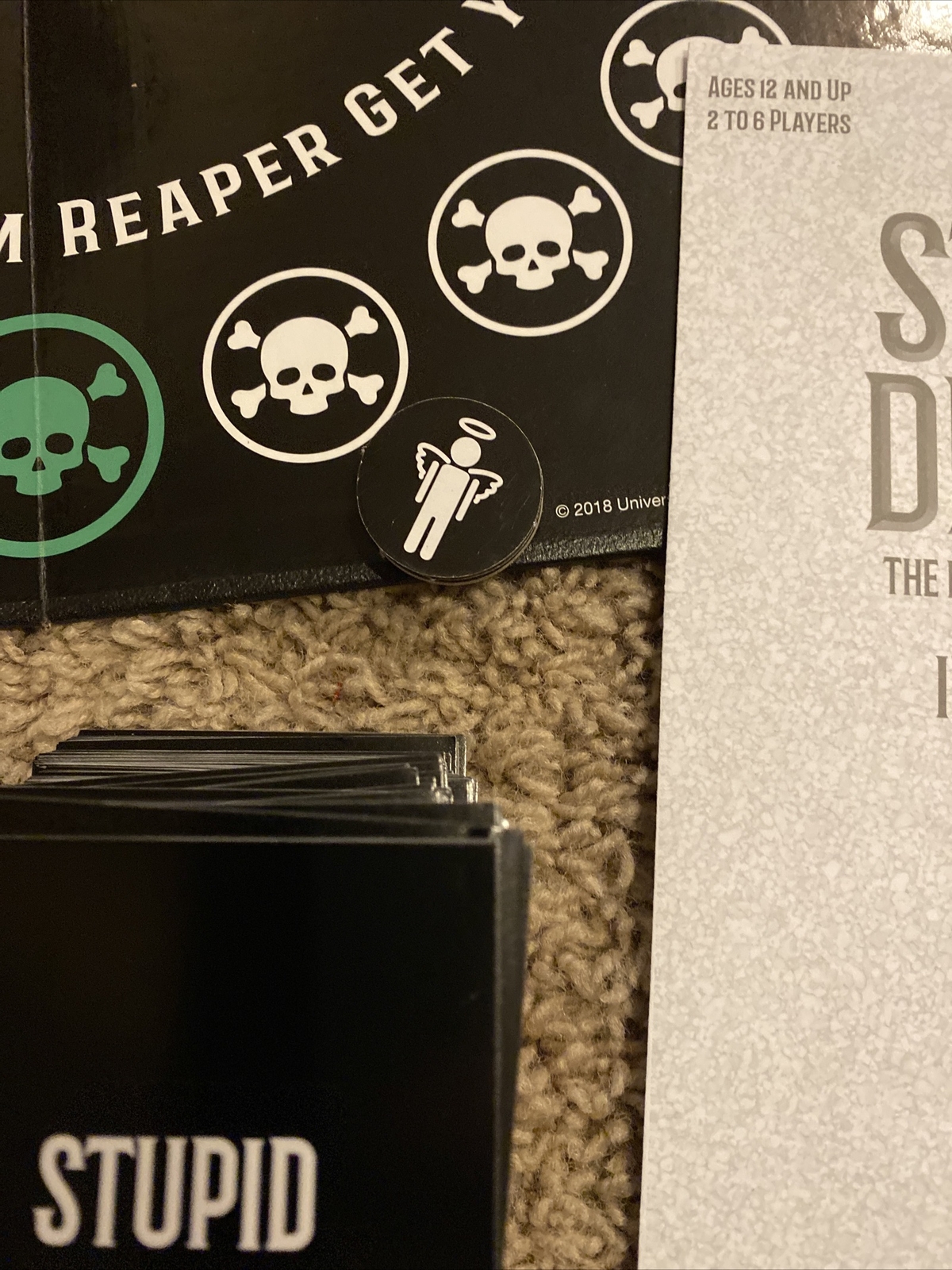 Stupid Deaths Board Game 12 And Up 2 To 6 Players University Games Very Funny 15