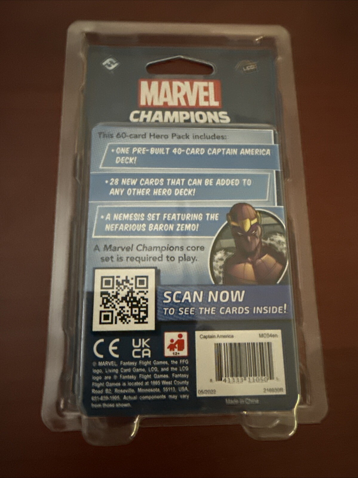Marvel Champions – Captain America Hero Pack OOP Rare