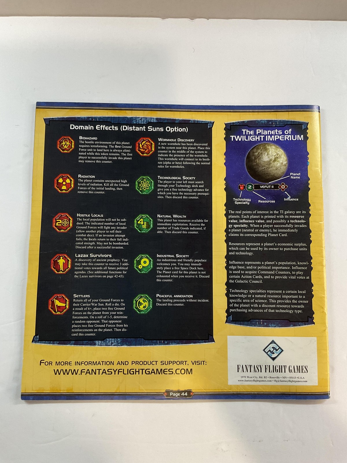Vtg 2005 Twilight Imperium Third Edition Replacement Rulebook – Fantasy Flight