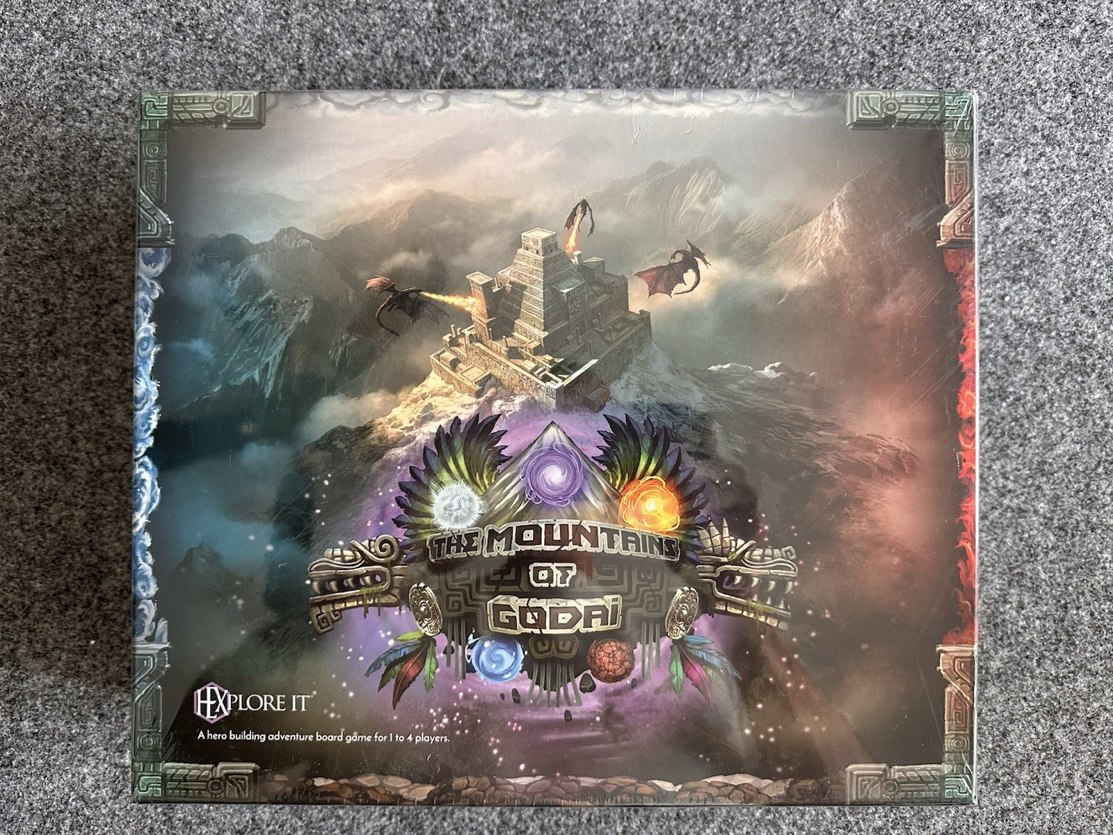 HEXplore-It The Mountains of Godai + Both Exps + SG Pack + Elemental Dice Bag