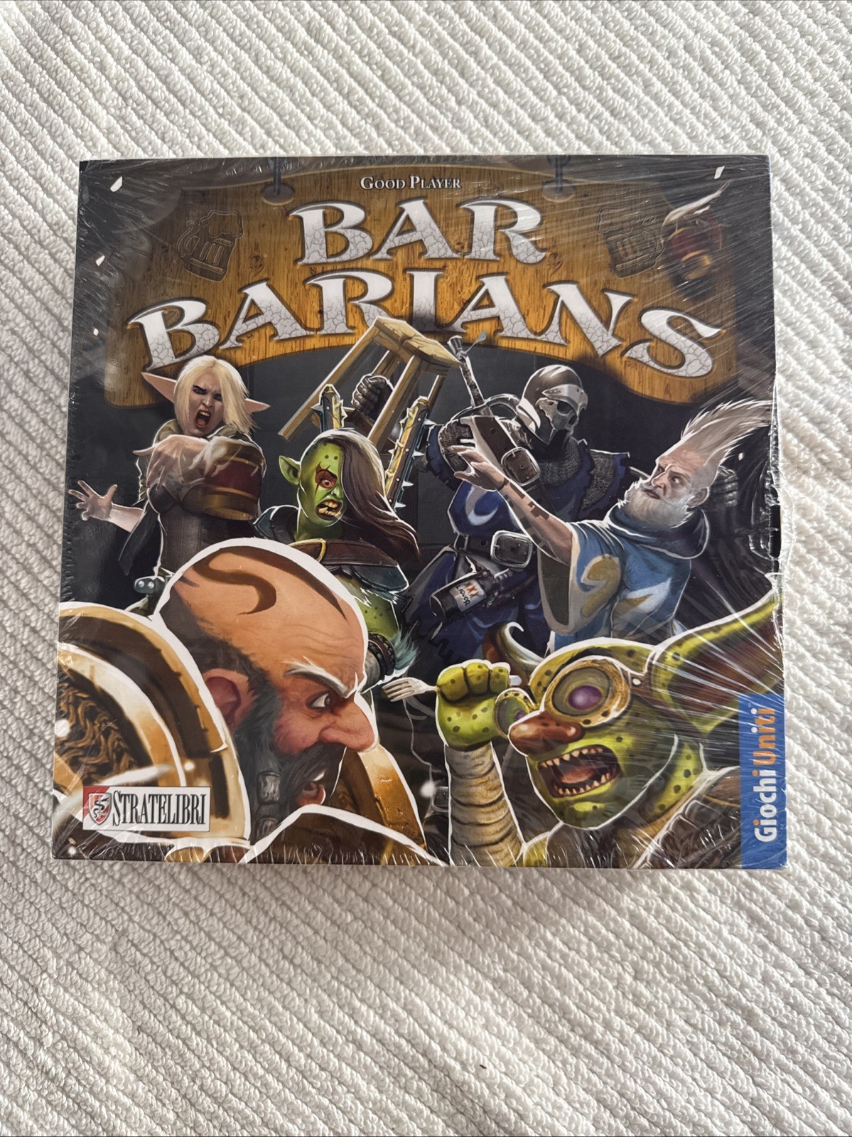 Bar Barians Board Game – Giochi Uniti – New / Sealed – 3-5 player, 14+ years