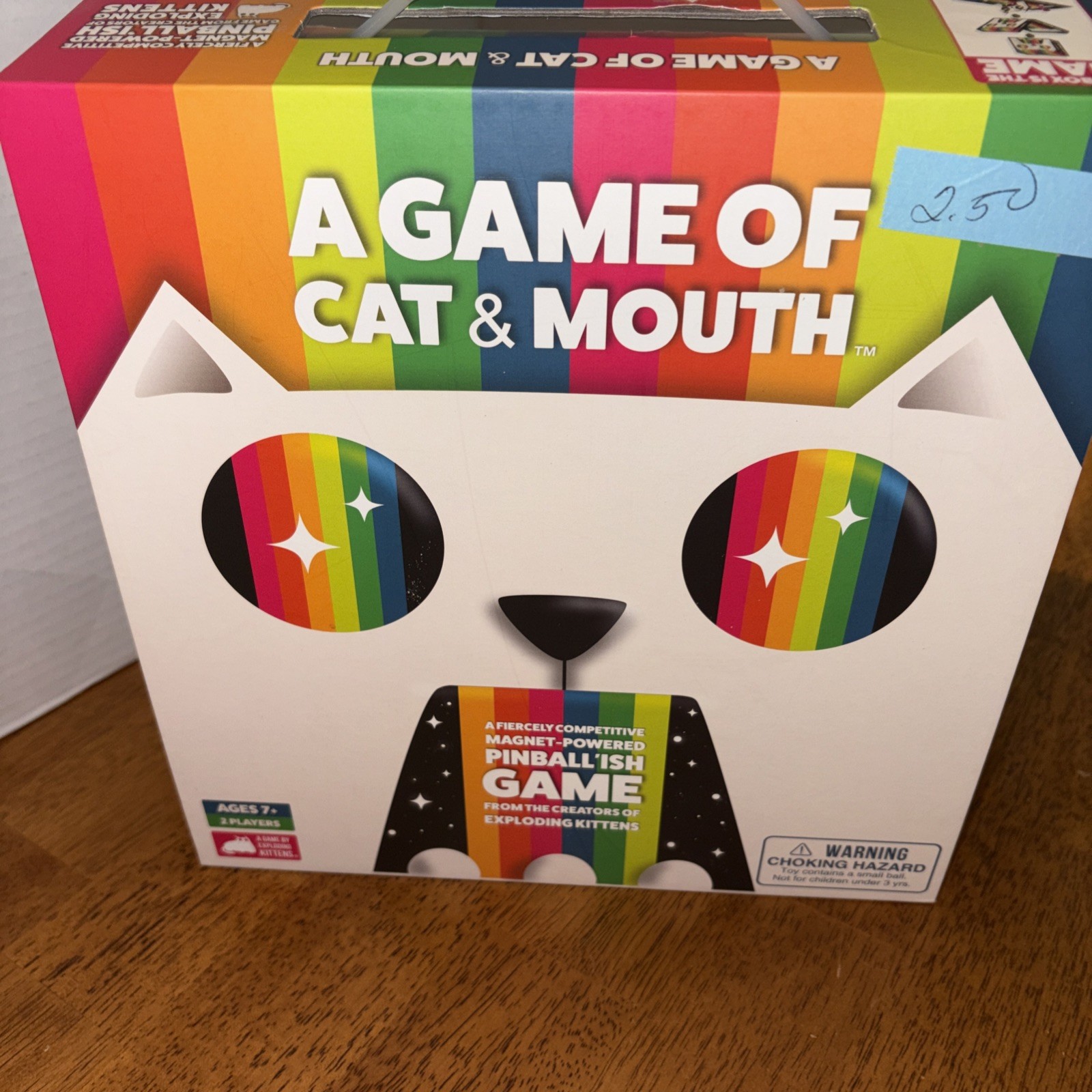 A Game of Cat and Mouth*”Pinballish Family Fun Game”* Ages 7+ New(open Box)
