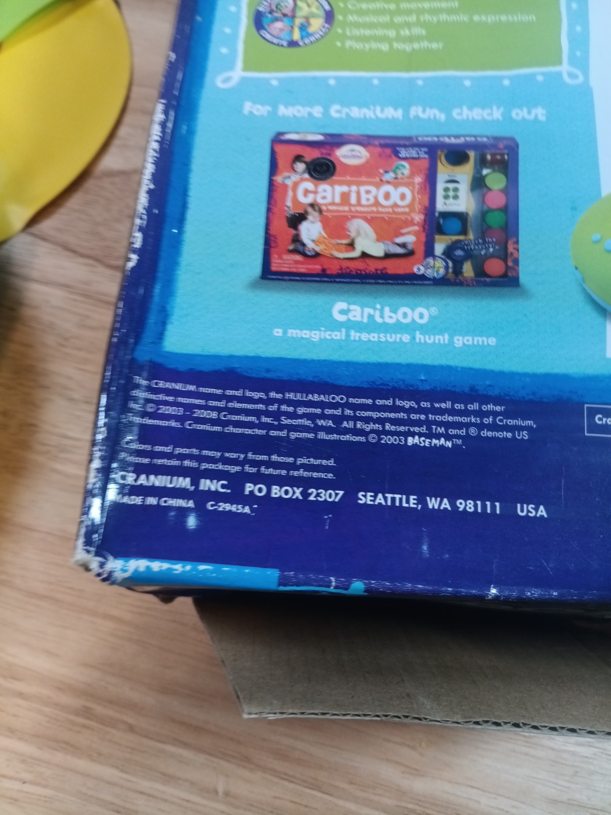 Vintage Cranium Hullabaloo Interactive Game Kids Tested Works Music Active