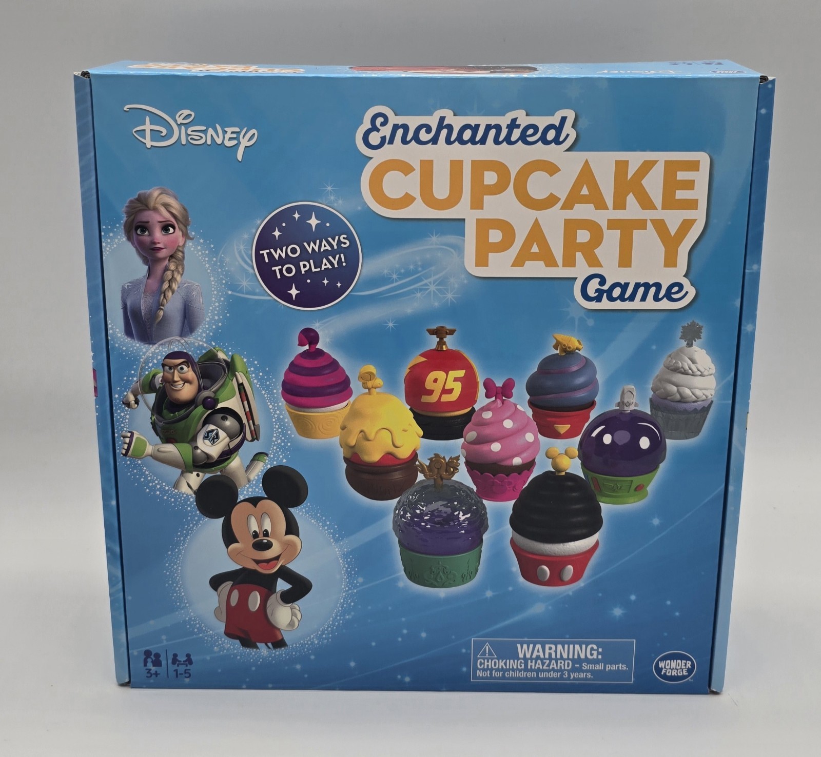 Disney Enchanted Cupcake Party Game NIB 2022 Cars Toy Story Frozen Mickey Pooh