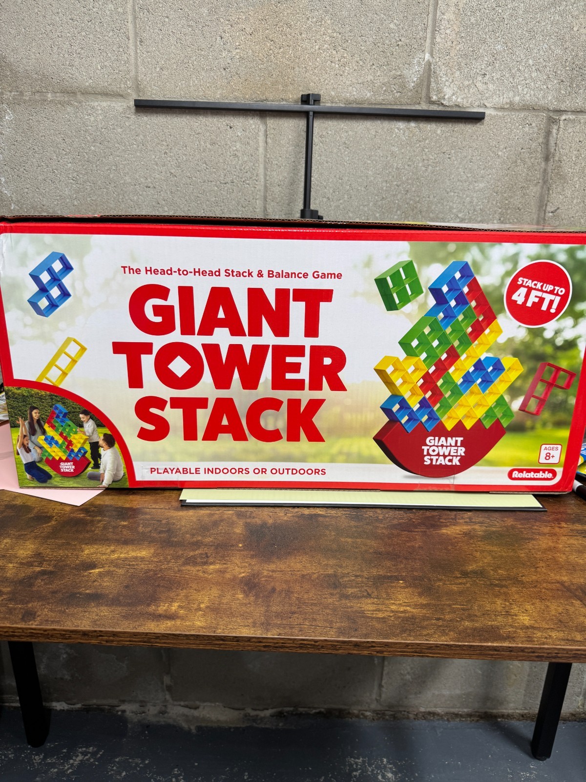 Giant Tower Stack Indoor Outdoor Big Balance Tetris Game