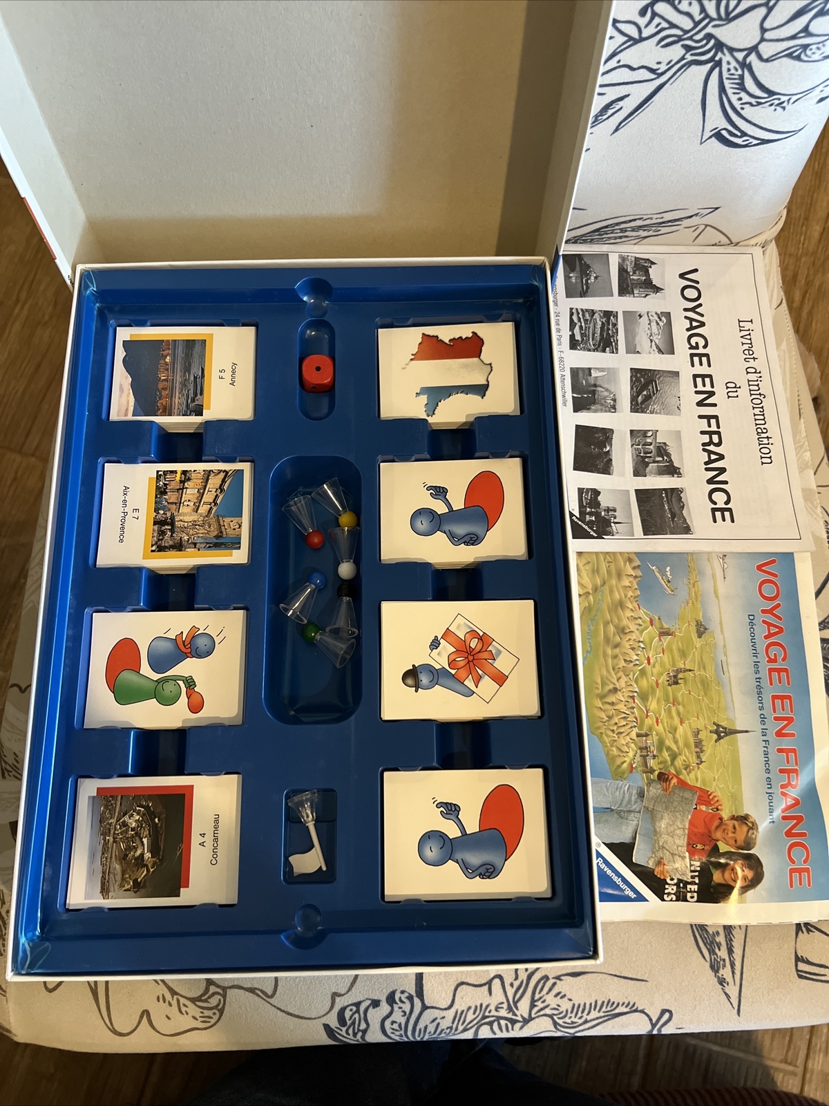 Voyage en France board game USED complete Ravensburger