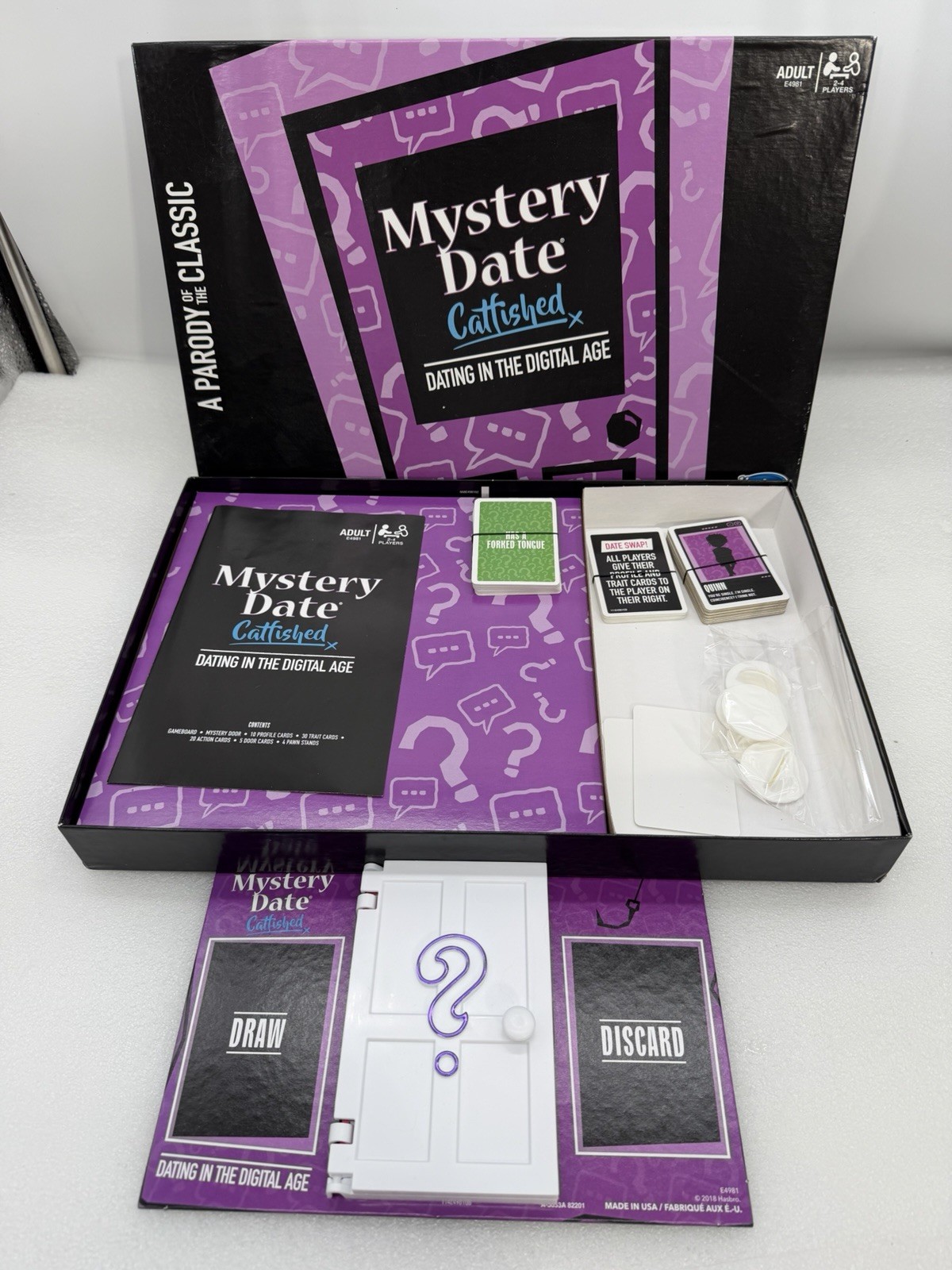 Mystery Date Catfished Board Game for Adults Hilarious Party Game Complete! EUC!