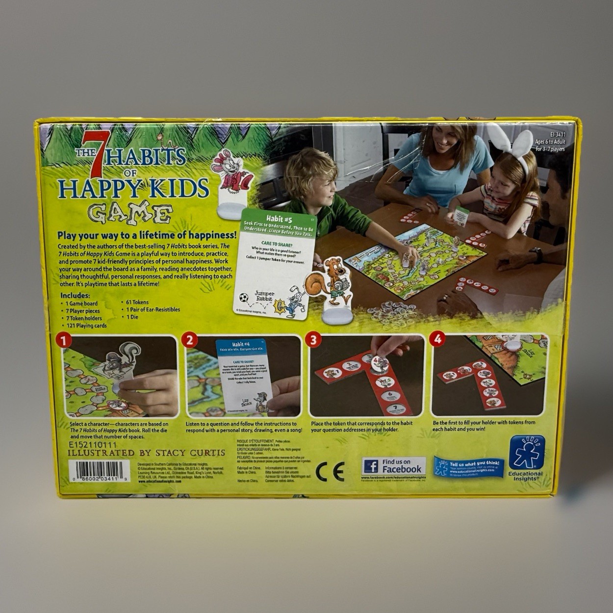 The 7 Habits of Happy Kids Game by Educational Insights *Complete* Family Game
