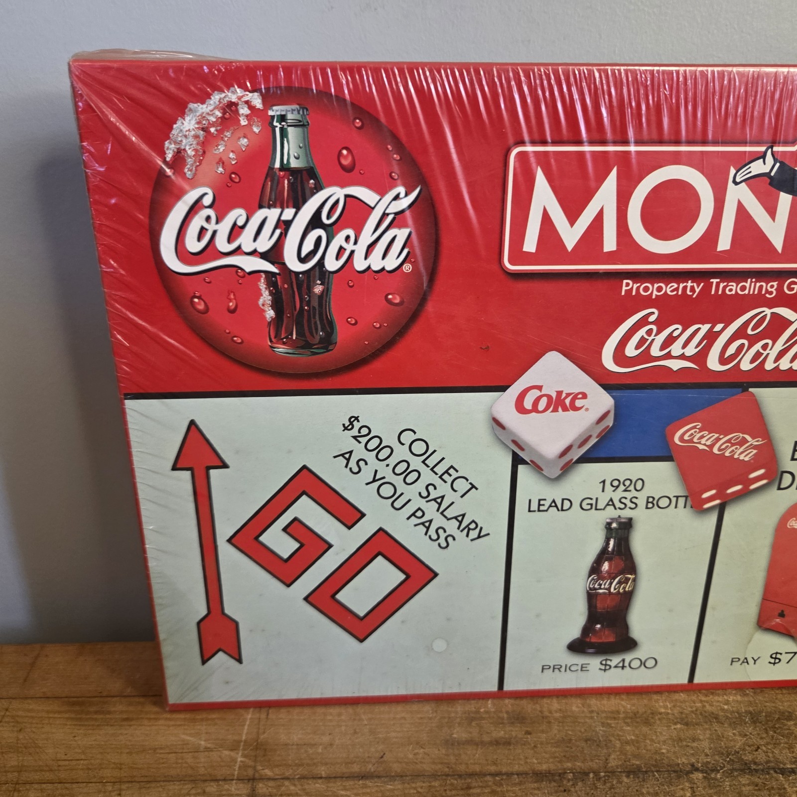 Coca-Cola Coke Monopoly Collector’s Edition Board Game 1999 USAopoly New Sealed