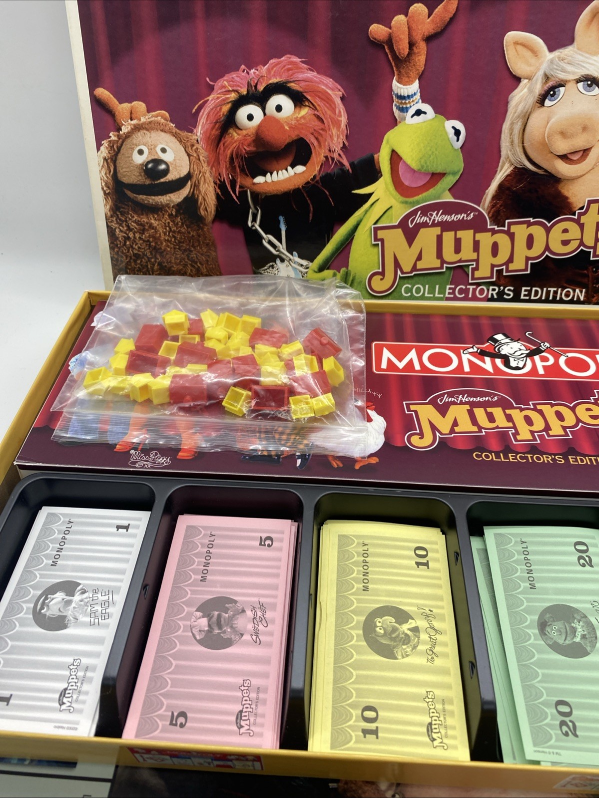 The Muppets Monopoly Collector’s Edition Board Game 2003 COMPLETE