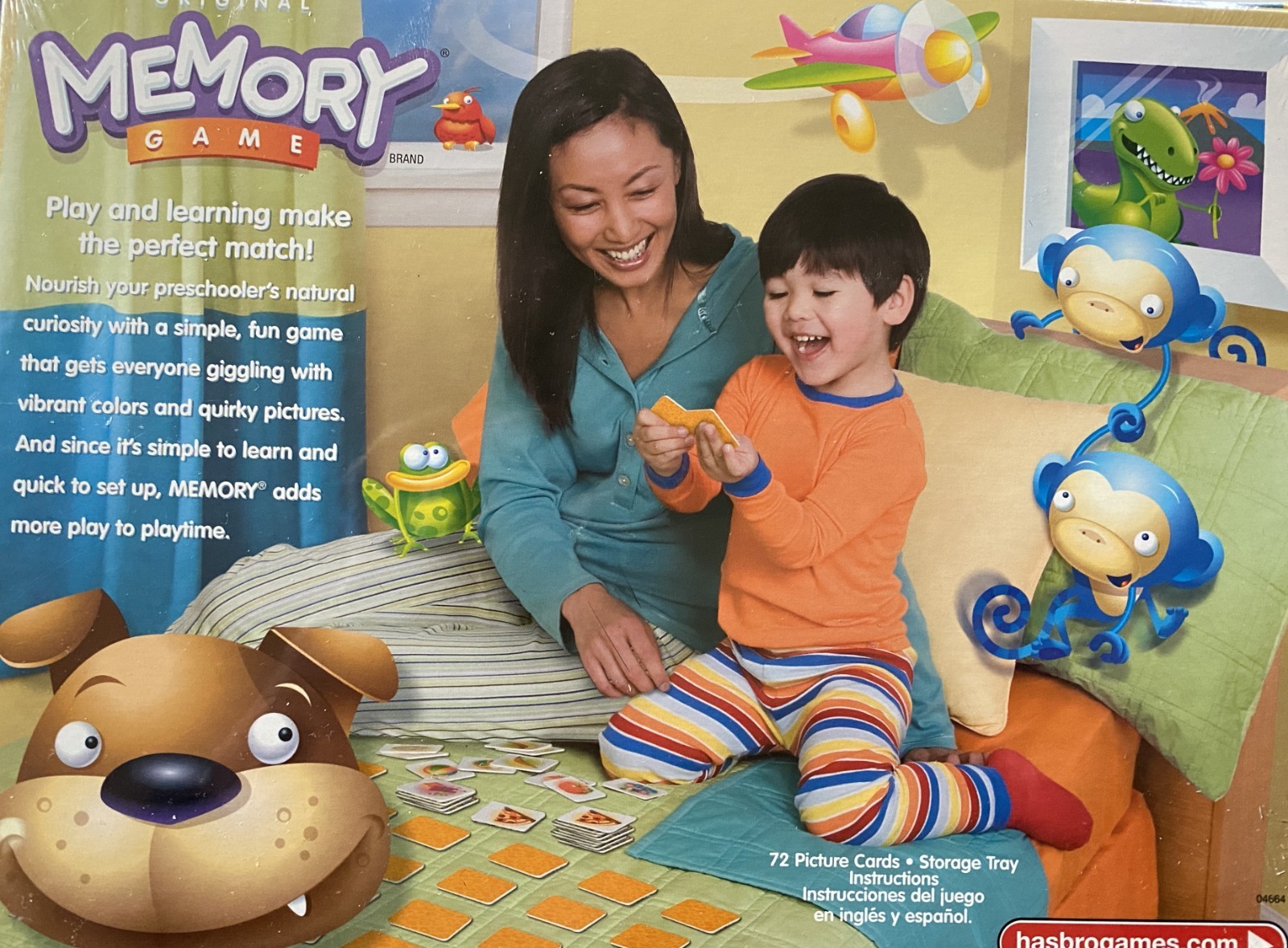 Original Memory Game Milton Bradley 2007 Preschool Sealed