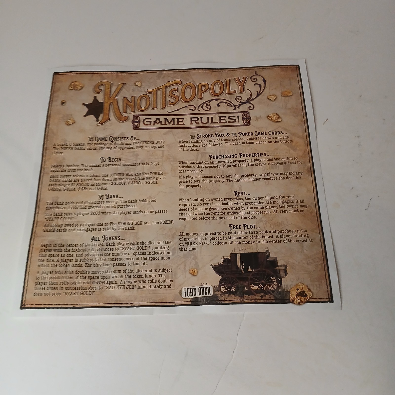 Knottsopoly Ghost Town Edition Knott’s Berry Farm Board Game Monopoly Complete