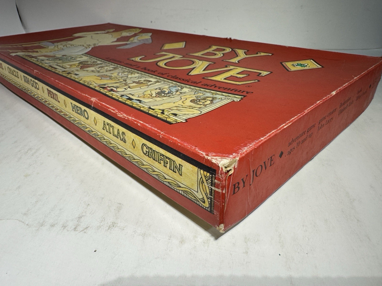 By Jove Board Game 1983 Adventure Inc Complete 59/60 Coins Mythology Vintage