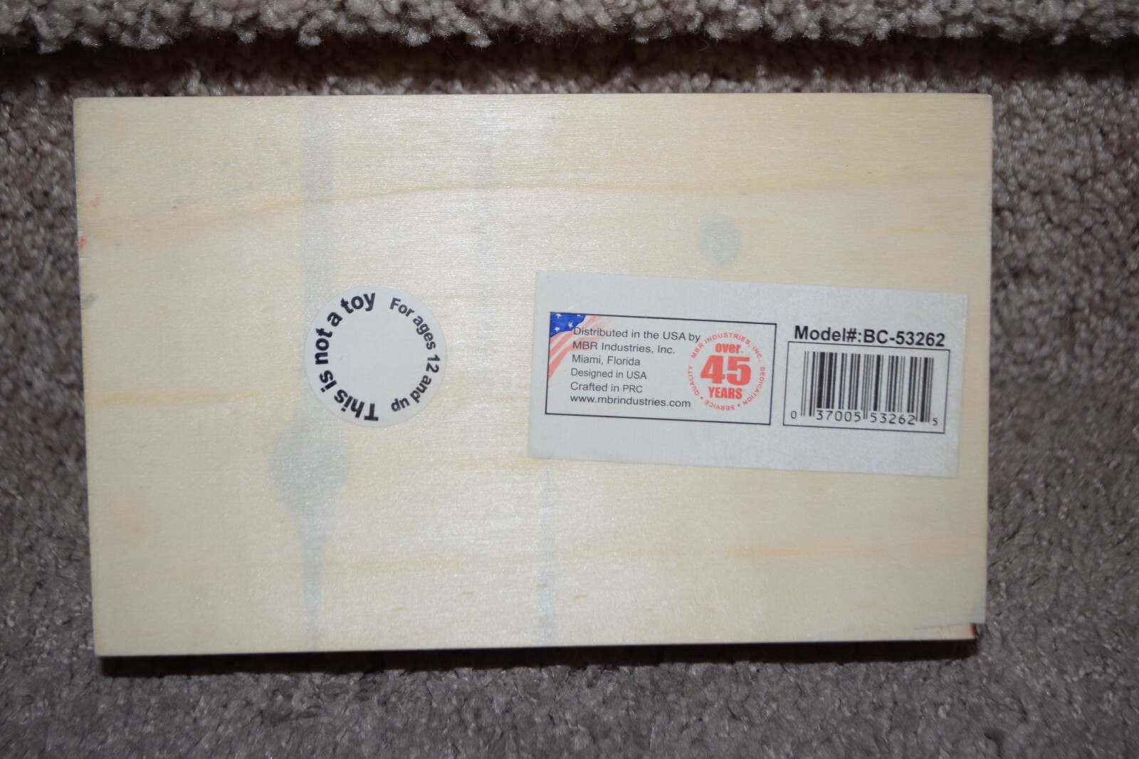 Dominoes Double Nine MBR Industries Inc Model# BC-53262