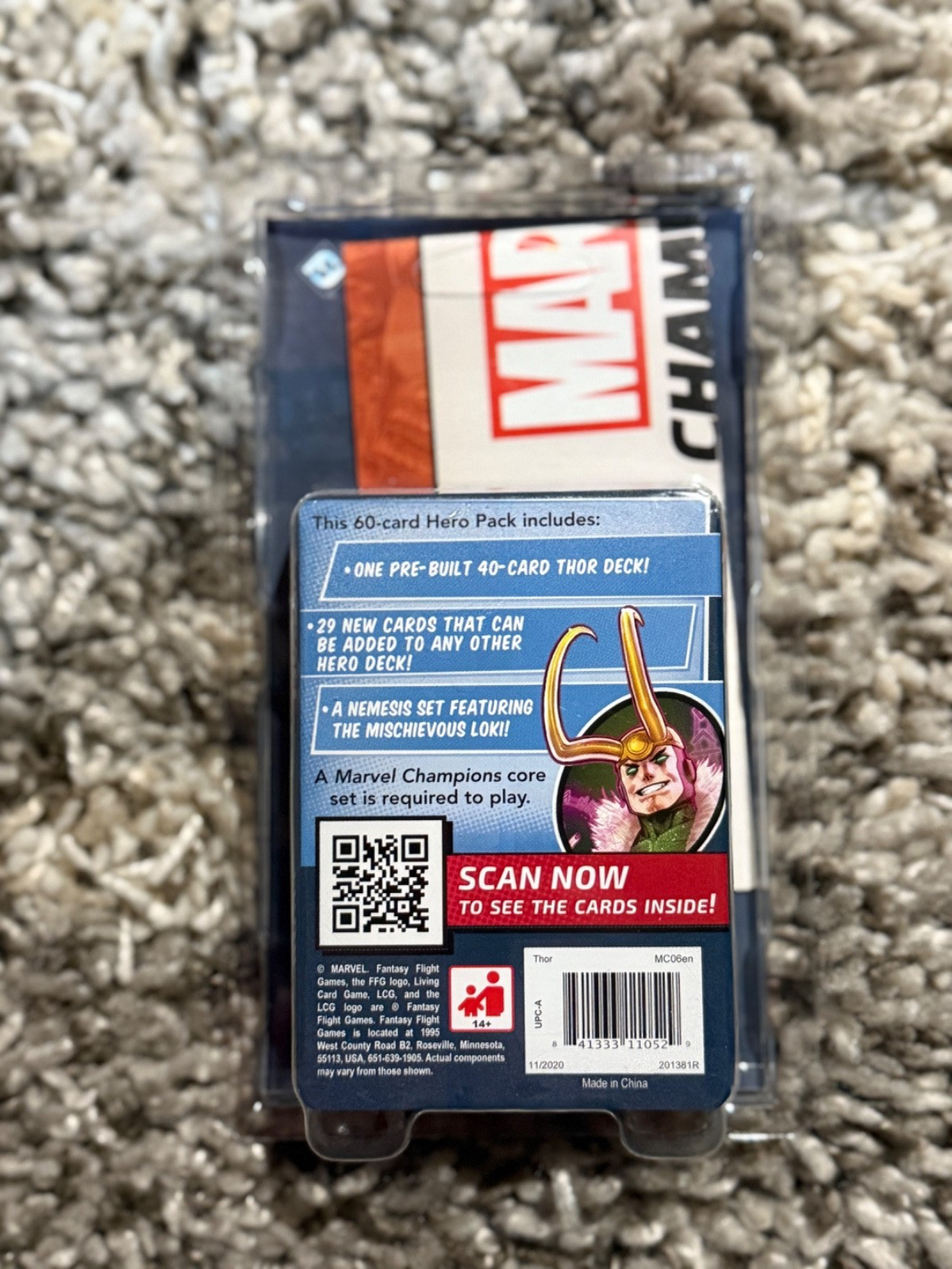 Marvel Champions The Card Game- Thor Hero Pack, Out Of Print