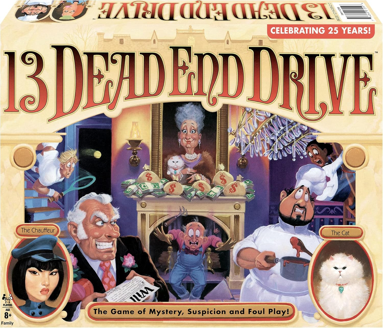 13 Dead End Drive, Game of Mystery & Foul Play | Deduction Game, 2 to 4 Players,