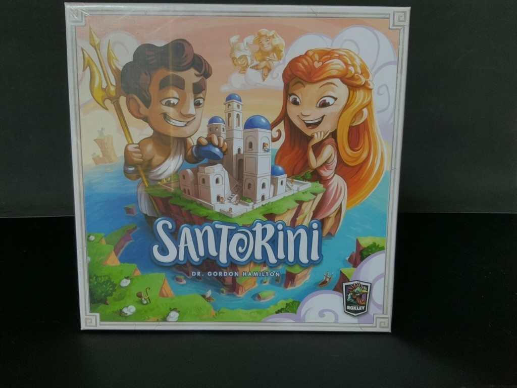 Santorini Board Game Roxley First Edition Kickstarter Factory Sealed