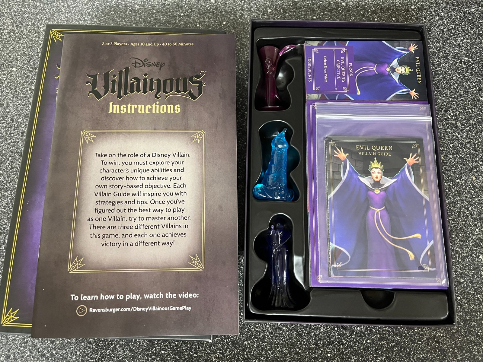 New Disney Villainous Board Game Wicked to the Core – Purple Box