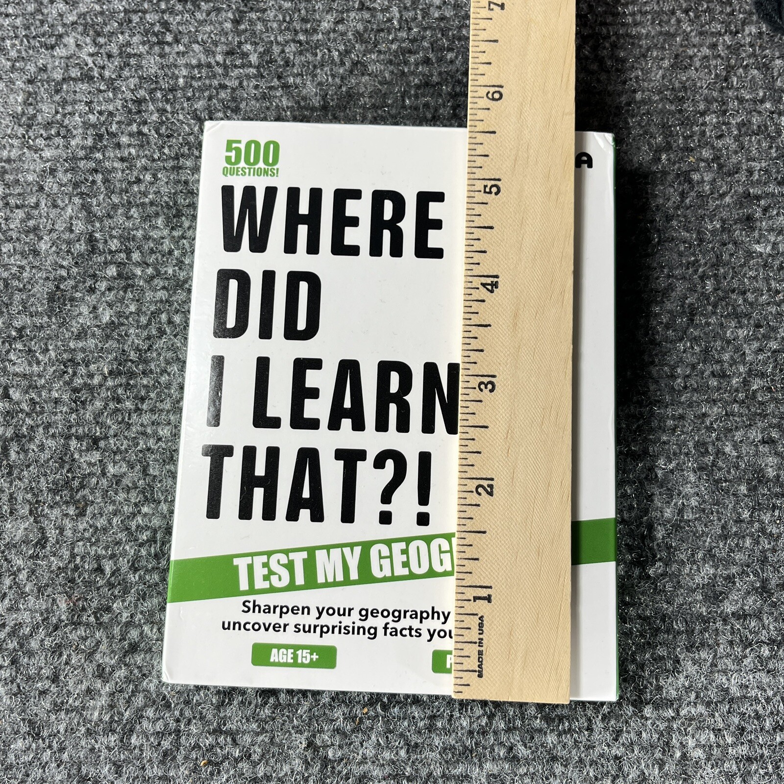 Where Did I Learn That Trivia Cards Game Test My Geography Quokka 2024 Adult 15+