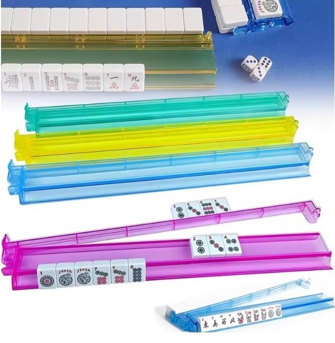 Mahjong Racks American Western Mah Jongg Combo Racks and Pushers Set /4 with Bag