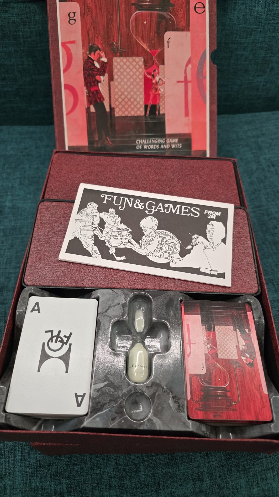 Foil Challenging Game Of Words And Wits 1968 3M Bookshelf Game