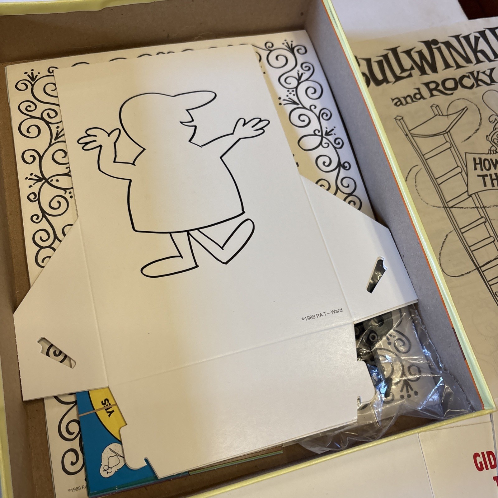 BullWinkle and Rocky Role Playing Party Game 1988 TSR