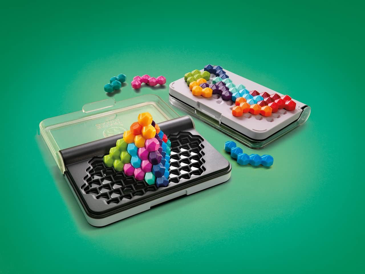 Smartgames IQ Six Pro Travel Game for Kids and Adults, a Skill-Building Brain Ga