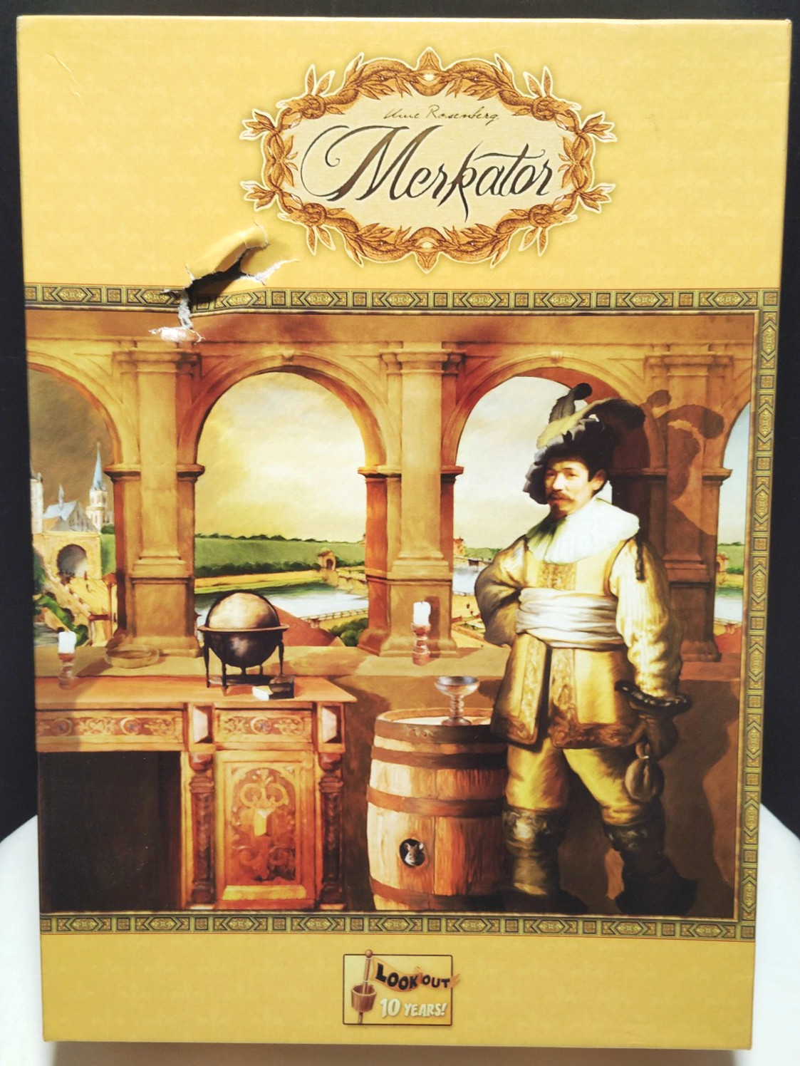 Merkator Board Game Uwe Rosenberg Lookout Games Incomplete Missing Player Boards