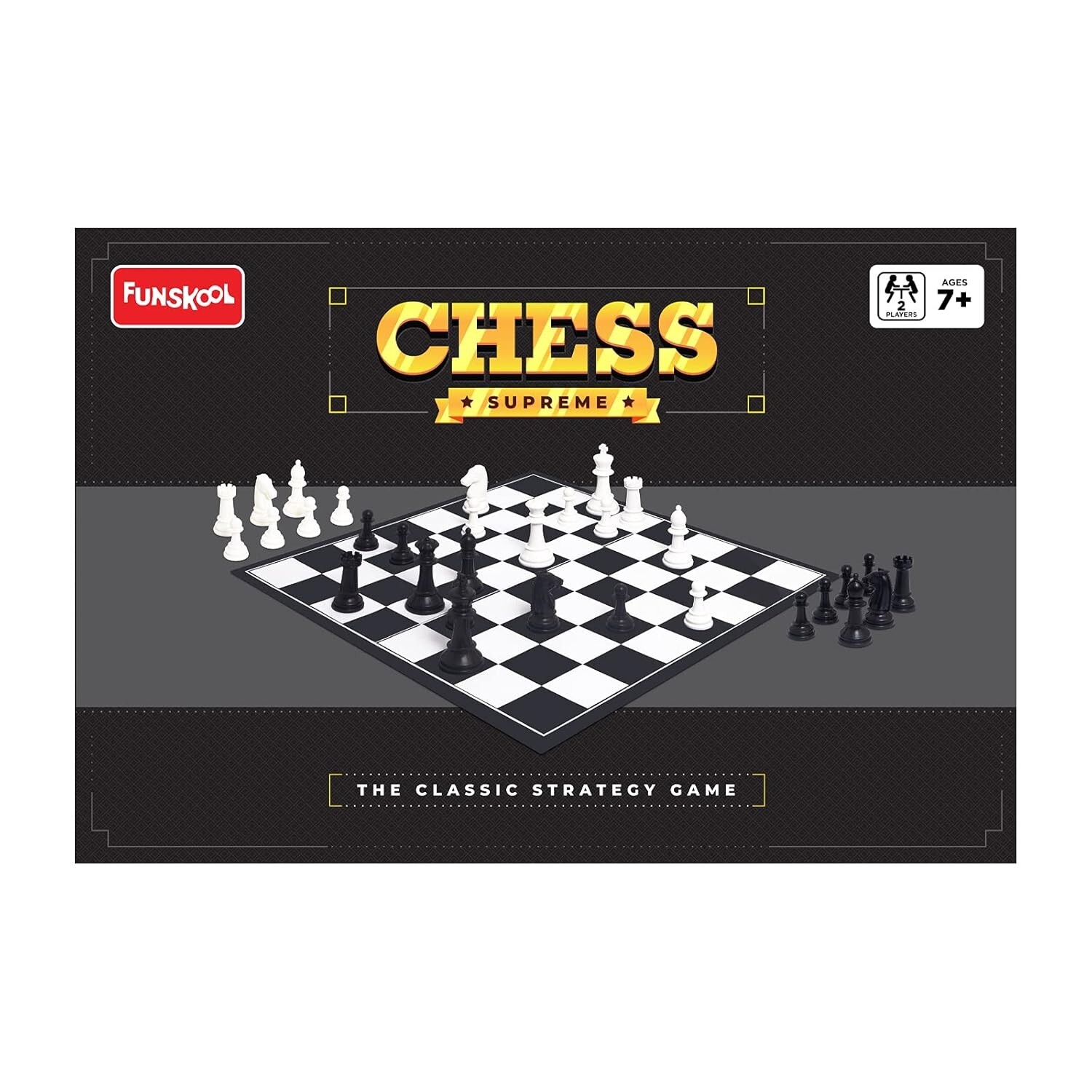 Chess Supreme, Classic Strategy Board Game for Kids, Adults, and Families
