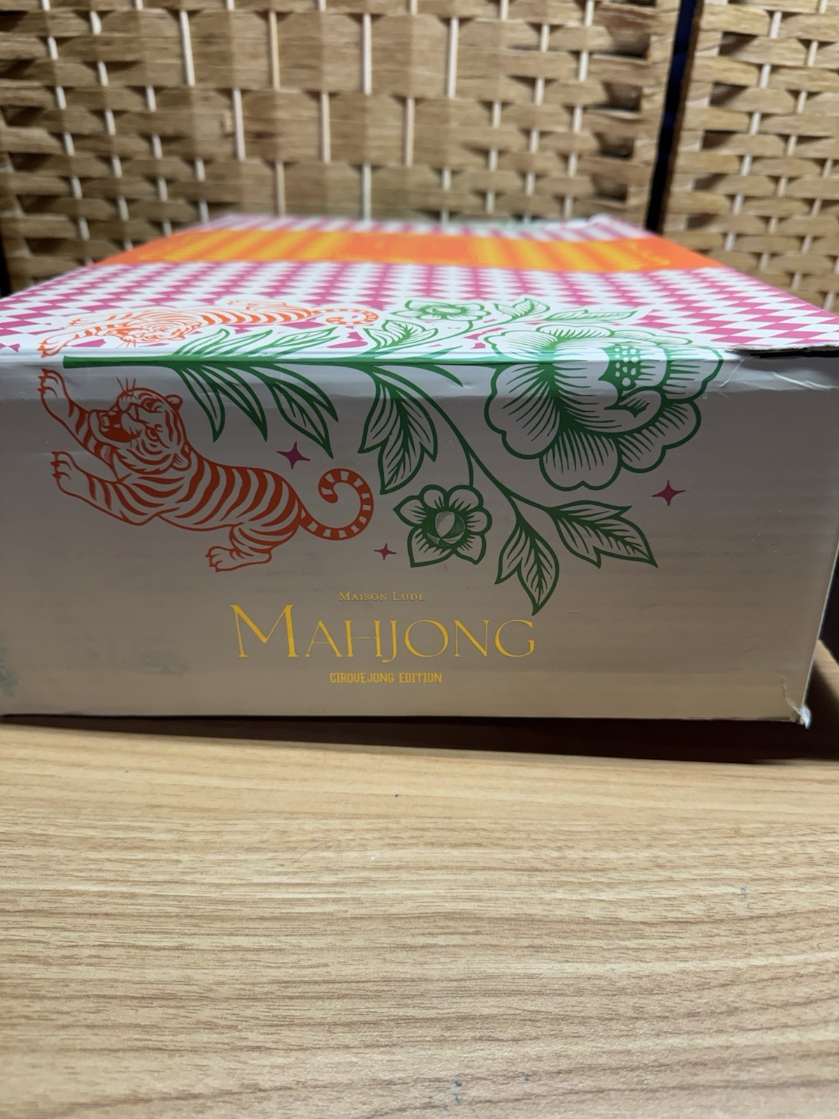 Maison Lude Mahjong Cirque jong Edition Vintage Circus Charm Open Box