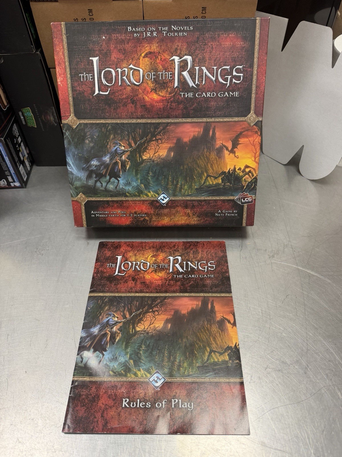 Lord of the Rings Card Game (Nate French) Fantasy Flight LoTR 100% COMPLETE