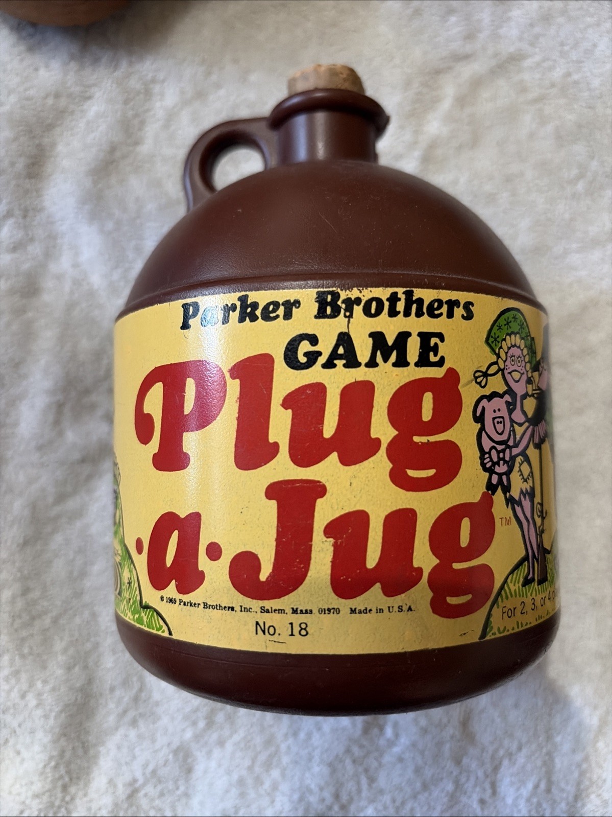 Vintage 1969 Parker Brothers Plug-A-Jug Game