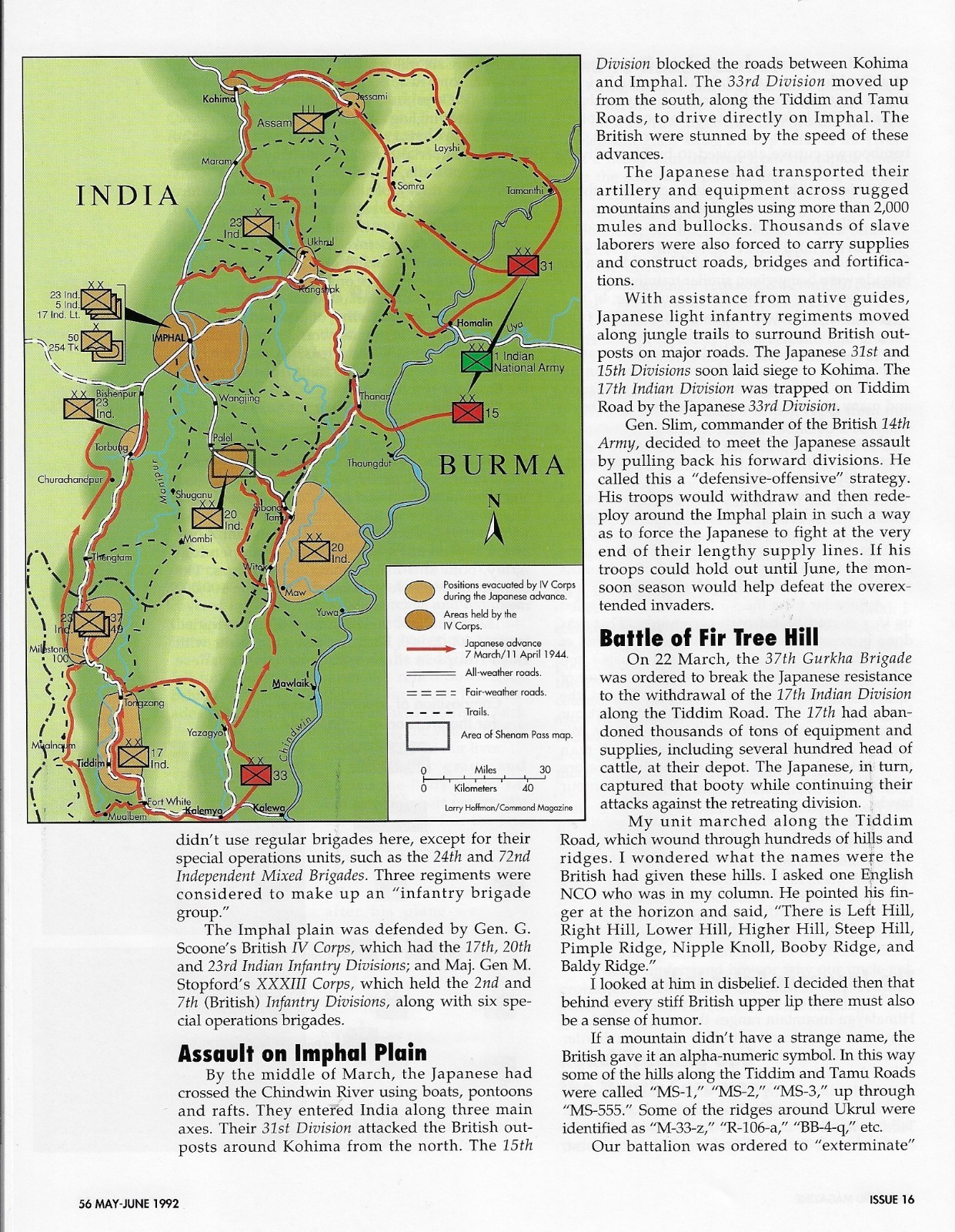 Command Magazine #16 1918 Storm in the West WWI; Operation Desert Weirdness