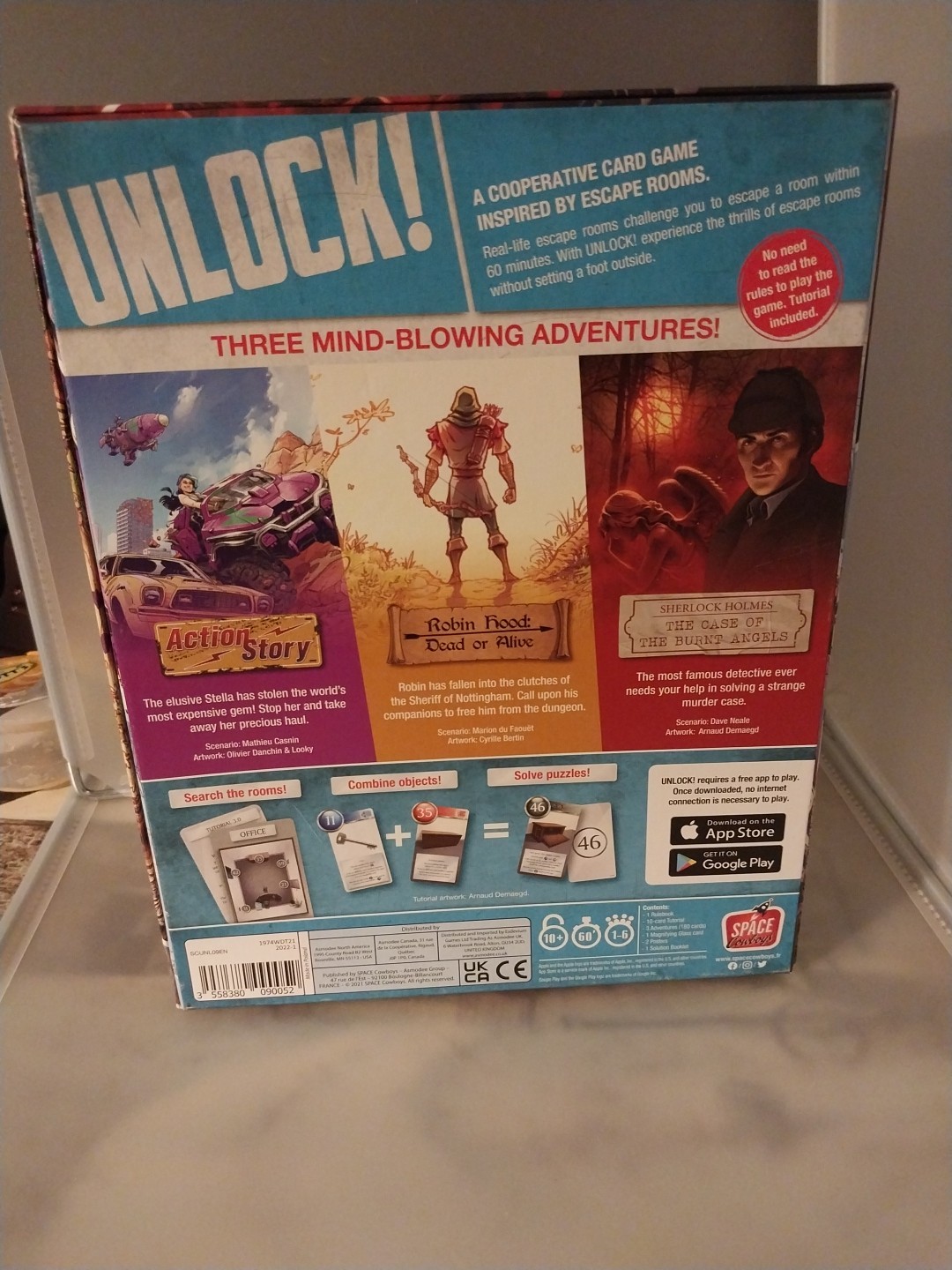 Unlock! Legendary Adventures – Cooperative Escape Room Board Game